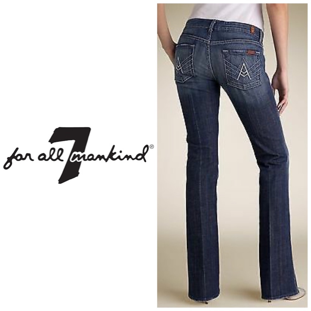 7FAM “A” Pocket Flare Leg Jeans 👖 - Picture 1 of 6